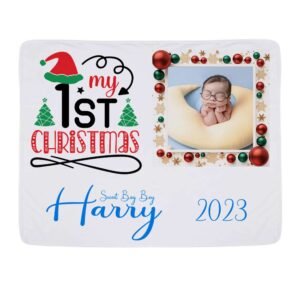 First Christmas Baby Blanket - Image 6