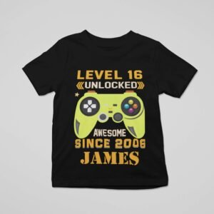 Personalised 16th Birthday T-Shirt - Image 6