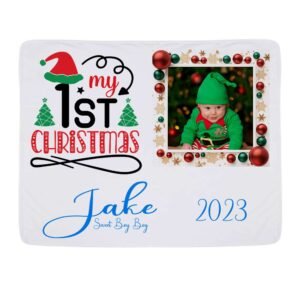 First Christmas Baby Blanket - Image 5