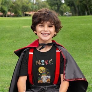 Custom Monster Letter Kids T-Shirt - Image 4