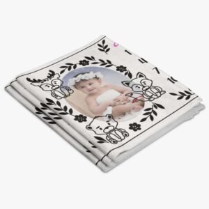 Custom Baby Blanket with Picture & Name - Image 3