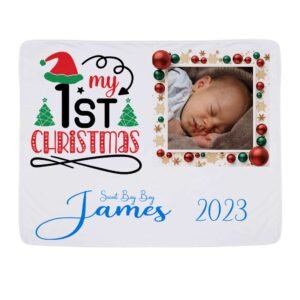 First Christmas Baby Blanket - Image 4