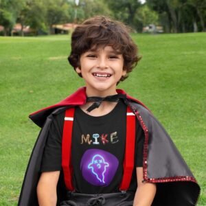 Custom Monster Letter Kids T-Shirt - Image 5