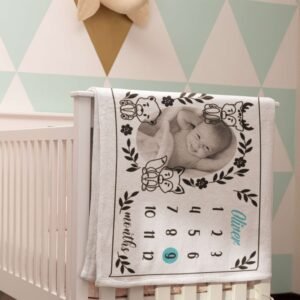 Custom Baby Blanket with Picture & Name - Image 7