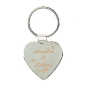 Personalised Heart Keyring - Image 3