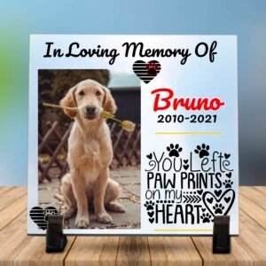 Custom Pet Memory Photo Tile - Image 3