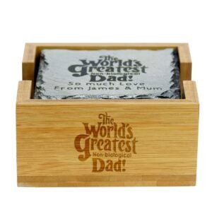 6-Pack Rock Coasters For Dad, Granddad, Uncle, or Brother - Image 4