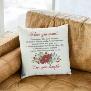 I Love You Mum - Custom Cushion Cover - Image 6