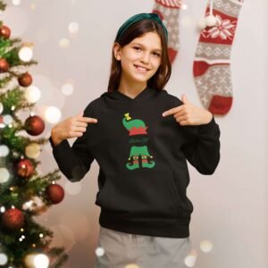 Personalised Adorable Elf Hoodies for Kids - Image 7
