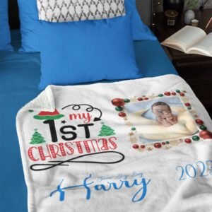 First Christmas Baby Blanket - Image 12