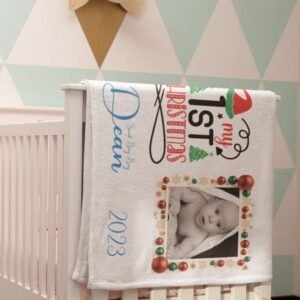 First Christmas Baby Blanket - Image 11