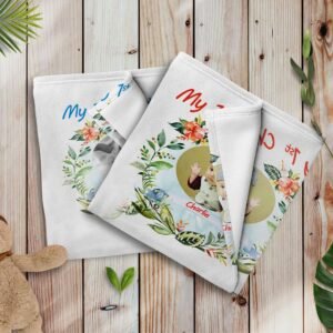 Custom First Christmas Baby Blanket - Image 13