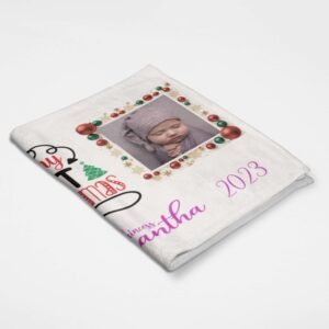 First Christmas Baby Blanket - Image 8