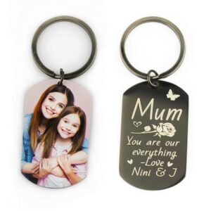 Custom Engraved & Photo Printed Tag For Mum - Image 6