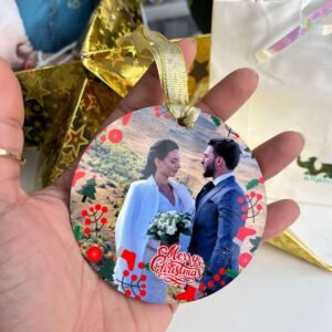 Personalised Christmas Photo Bauble - Image 5