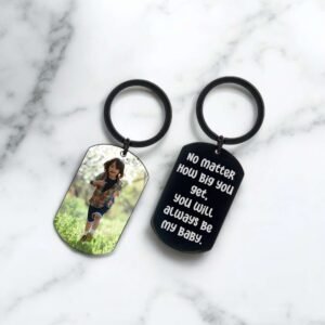 Custom Photo Printed & Text Engraved Tag - Image 4