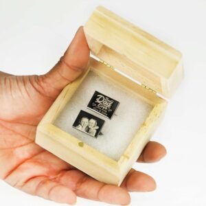 Best Dad Ever Custom Engraved Cufflinks - Image 5