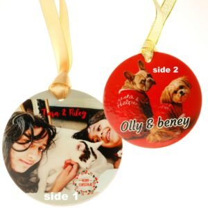 Personalised Christmas Photo Bauble - Image 7