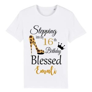 Custom Sweet 16 Birthday T-Shirt - Image 17