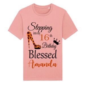 Custom Sweet 16 Birthday T-Shirt - Image 6