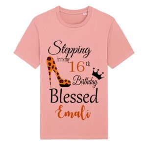 Custom Sweet 16 Birthday T-Shirt - Image 12