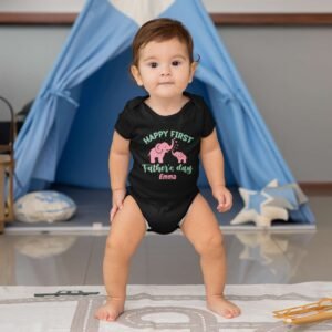 First Father's Day Personalised Baby Bodysuits - Image 4