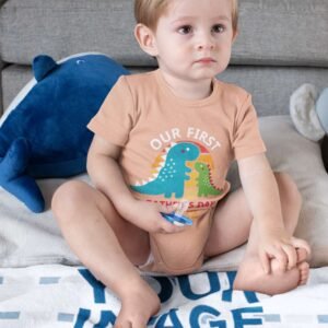 1st Father's Day Personalised Baby Bodysuit - Image 7