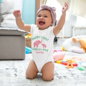 First Father's Day Personalised Baby Bodysuits - Image 6