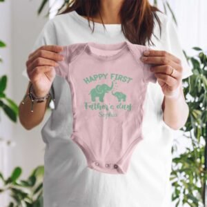 First Father's Day Personalised Baby Bodysuits - Image 3