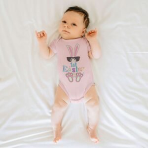 Baby's 1st Easter: Bunny Body Suites - Image 7