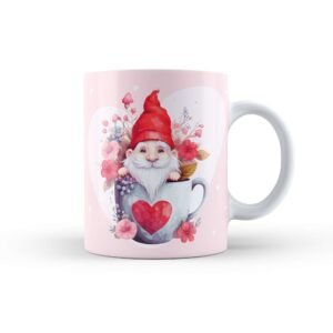 Personalised Valentine Mug with Gnome Design - Image 4