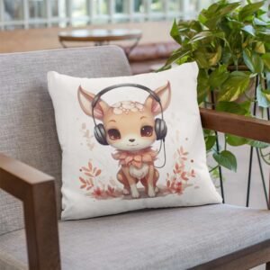 Baby Deer Christmas Cushion Cover - Image 11