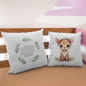 Baby Deer Christmas Cushion Cover - Image 7