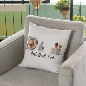 Personalised Dad Photo Cushion Cover - Image 5
