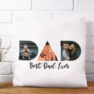 Personalised Dad Photo Cushion Cover - Image 9