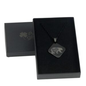Personalised Daddy Bear Square Pendant - Image 12