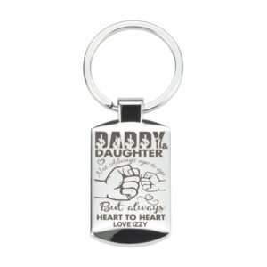 Daddy & Daughter Custom Keyring - Image 7