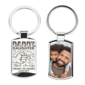 Daddy & Daughter Custom Keyring - Image 6