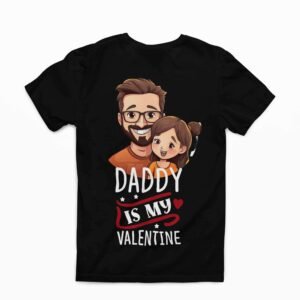 Daddy Is  My Valentine - Kids T-Shirts - Image 3