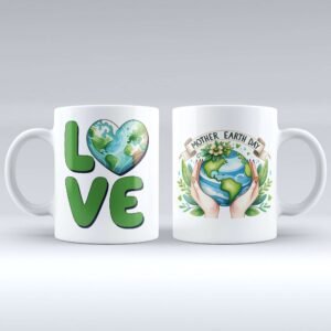 Earth Day Ceramic Mug Set - Image 6