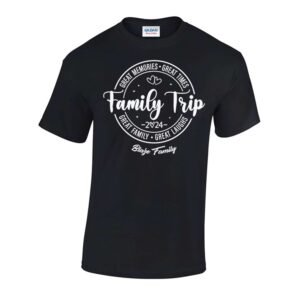 Customizable Family Trip T-Shirt - Image 11