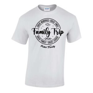 Customizable Family Trip T-Shirt - Image 3
