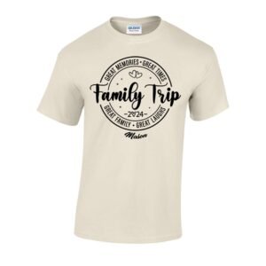 Customizable Family Trip T-Shirt - Image 6