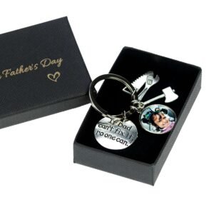 Personalized Father’s Day Keyring – If Dad Can’t Fix It, No One Can - Image 6