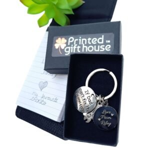 Personalized Father’s Day Keyring – If Dad Can’t Fix It, No One Can - Image 7