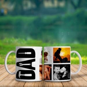 Custom Ceramic Dad Photo Mug - Image 6