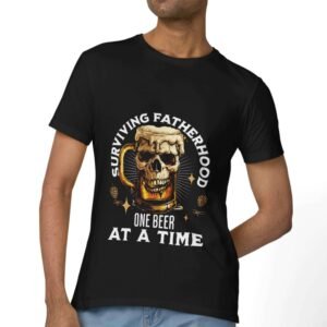 Personalised Surviving Fatherhood T-Shirt & Hoodie Set - Image 6