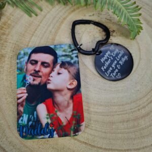 Personalised Father's Day Polymer Keyring - Image 3