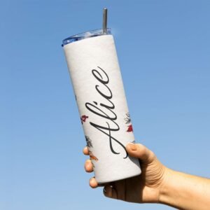 Personalised Graduate Floral Tumbler - Image 3