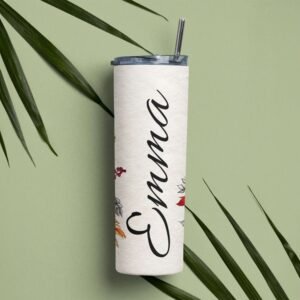 Personalised Graduate Floral Tumbler - Image 4